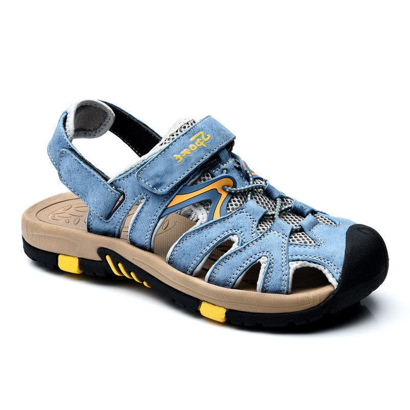 户外运动 沙滩鞋 夏季 休闲鞋 男式 透气 凉鞋 宝蓝色 40